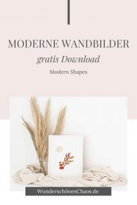 Modern Shapes Wandbilder gratis Download