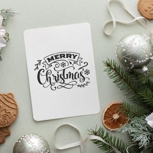 Merry Christmas Lettering Vorlage